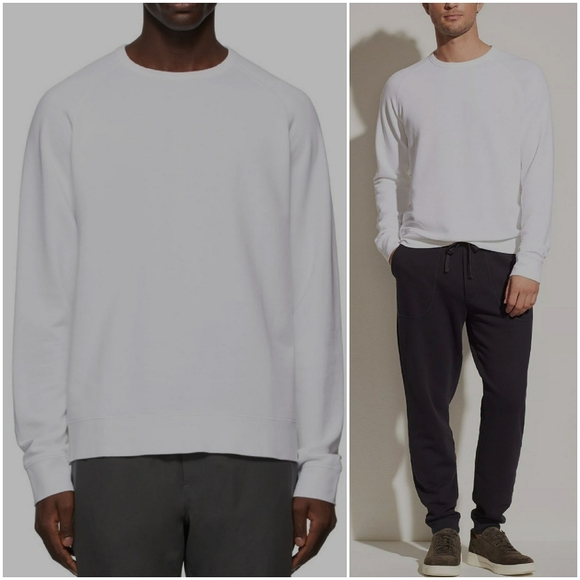 New Vince French Terry Sweatshirt - Crewneck in white - Picture 3 of 8